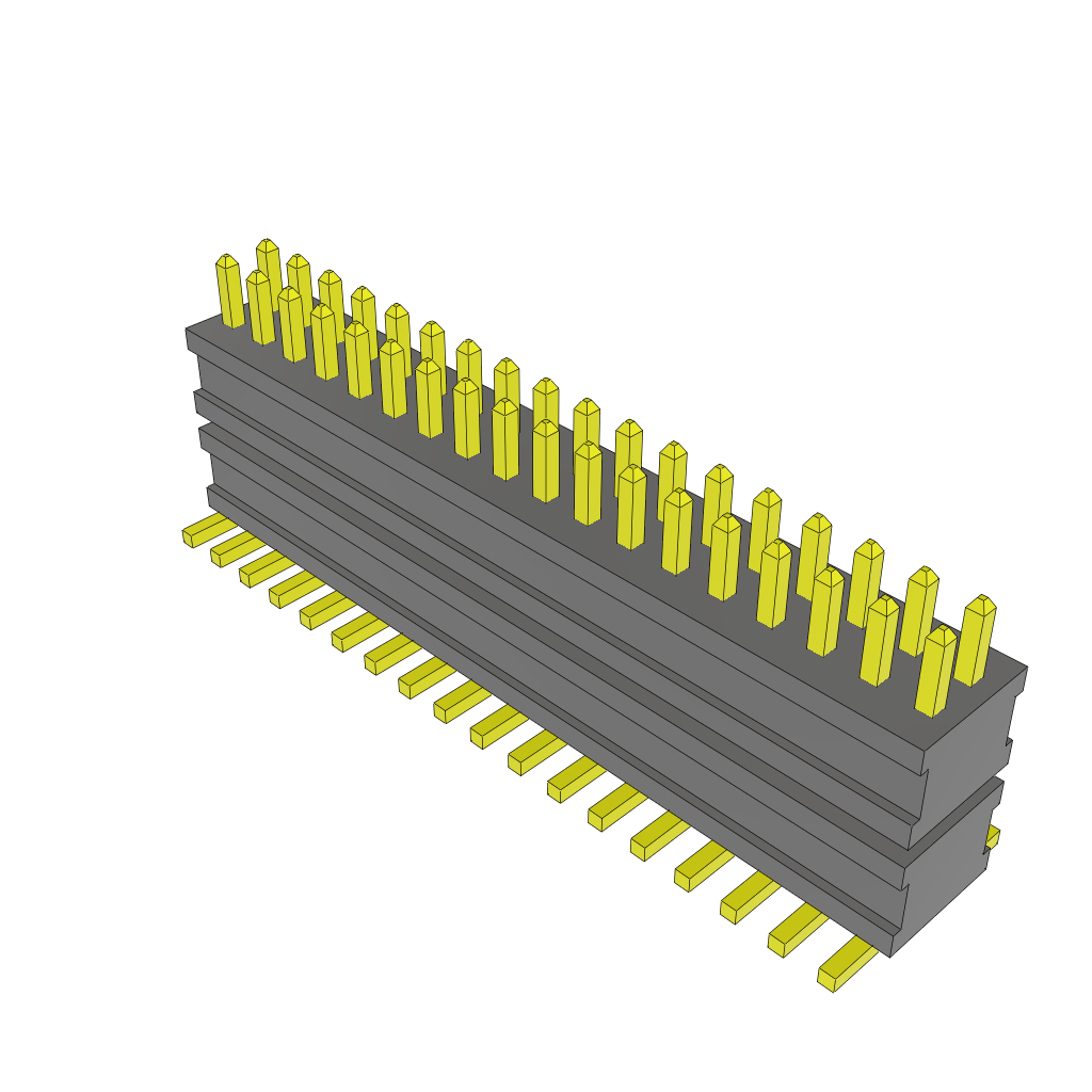 All Parts Connectors Backplane Connectors Hard Metric Connectors FW-18-03-G-D-233-075 by Samtec