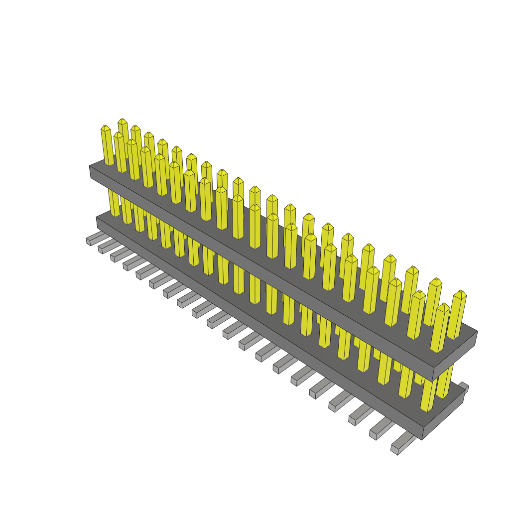 All Parts Connectors Backplane Connectors Hard Metric Connectors FW-20-03-L-D-197-100 by Samtec