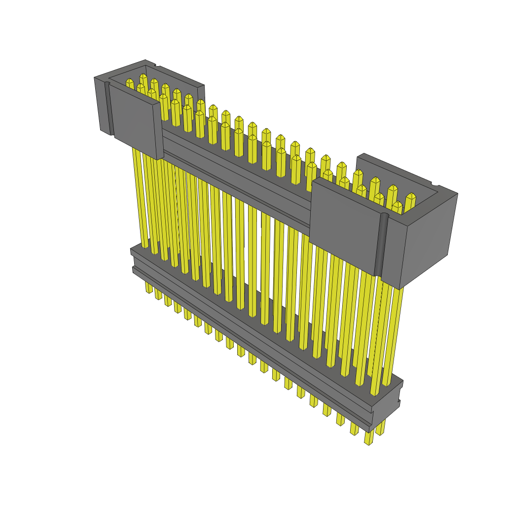 All Parts Connectors Backplane Connectors Hard Metric Connectors FW-20-04-G-D-610-075-ES by Samtec