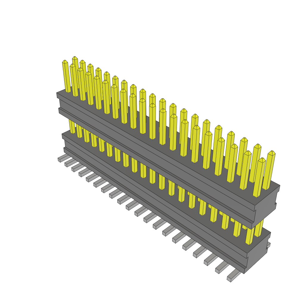 All Parts Connectors Backplane Connectors Hard Metric Connectors FW-20-05-F-D-320-140 by Samtec