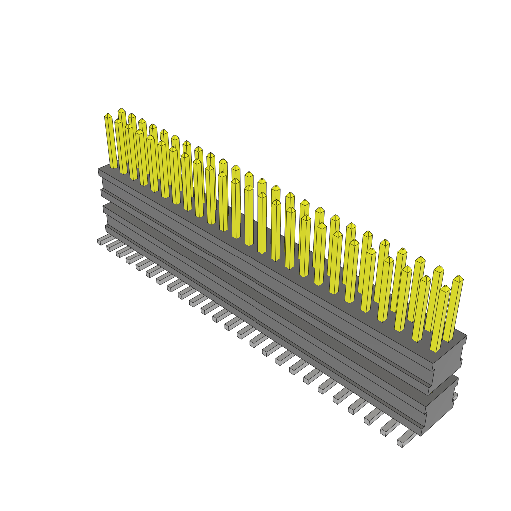 All Parts Connectors Backplane Connectors Hard Metric Connectors FW-25-05-L-D-250-180-A by Samtec