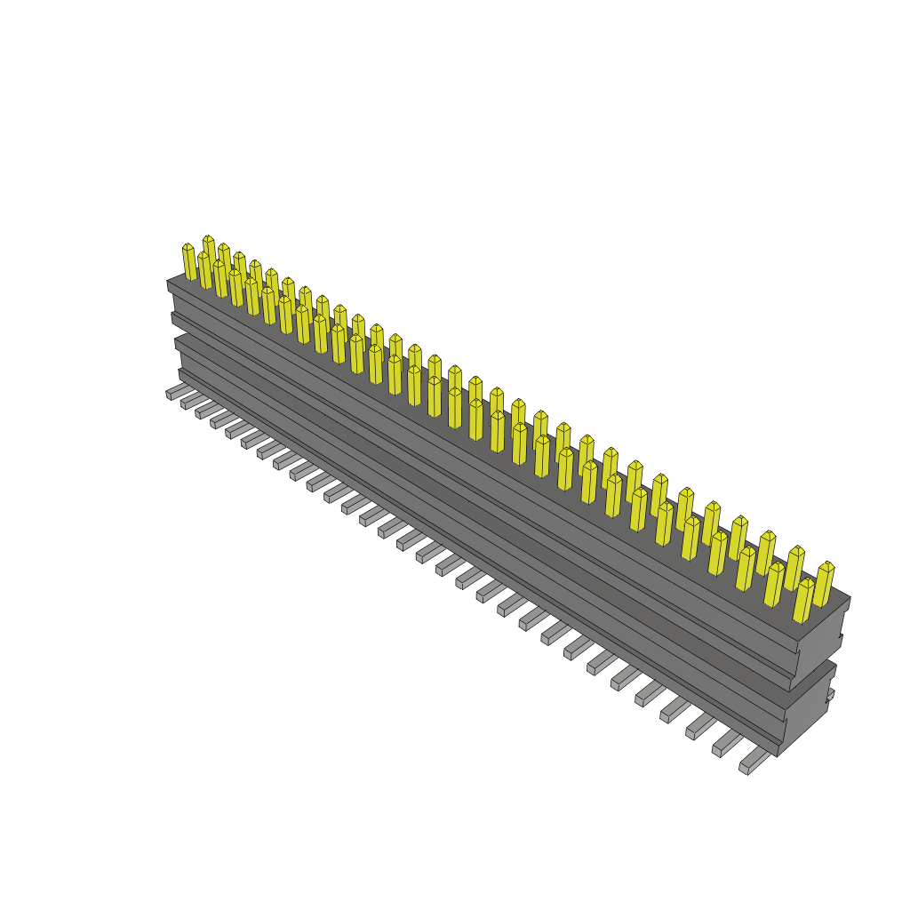 All Parts Connectors Backplane Connectors Hard Metric Connectors FW-30-03-F-D-250-075 by Samtec