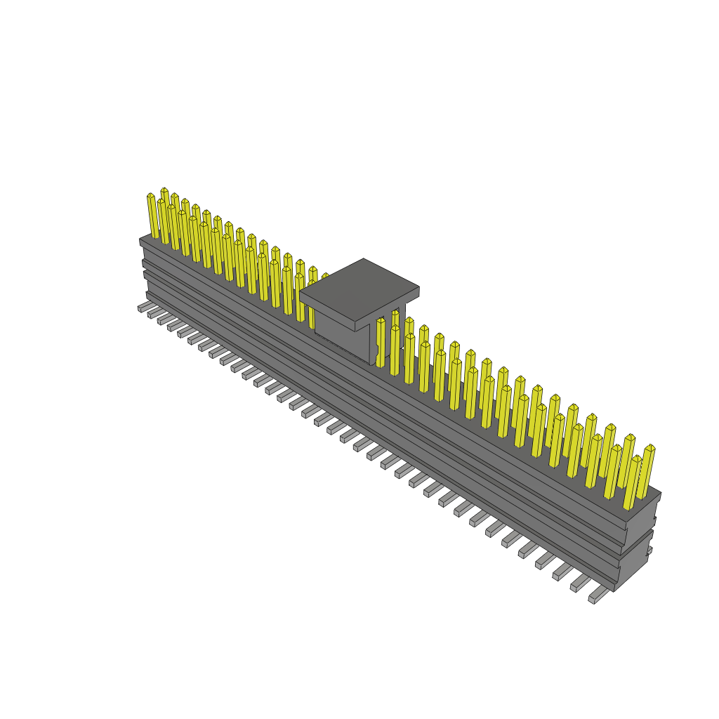 All Parts Connectors Backplane Connectors Hard Metric Connectors FW-35-03-S-D-230-145-A-P-TR by Samtec
