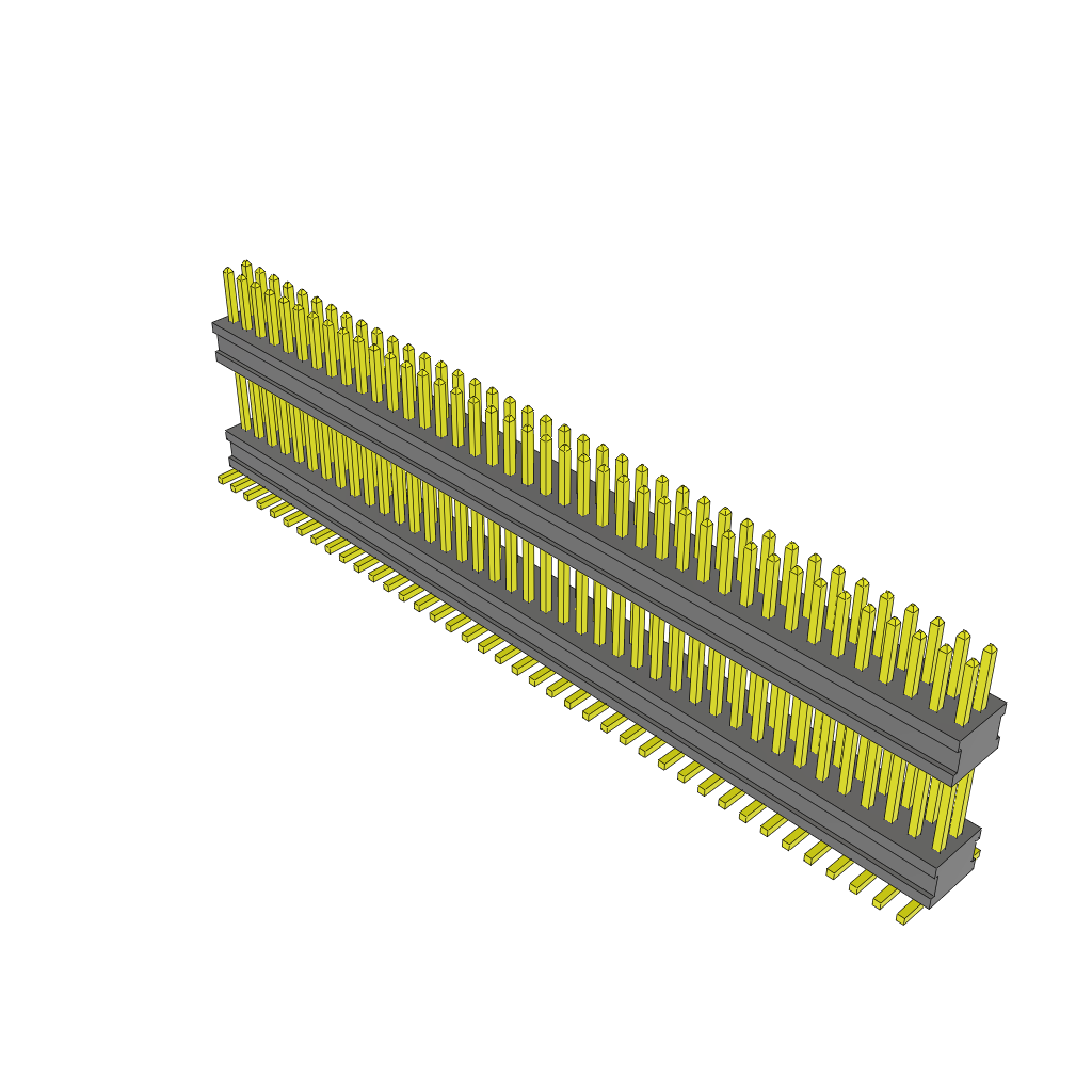 All Parts Connectors Backplane Connectors Hard Metric Connectors FW-40-05-G-D-400-130-A by Samtec