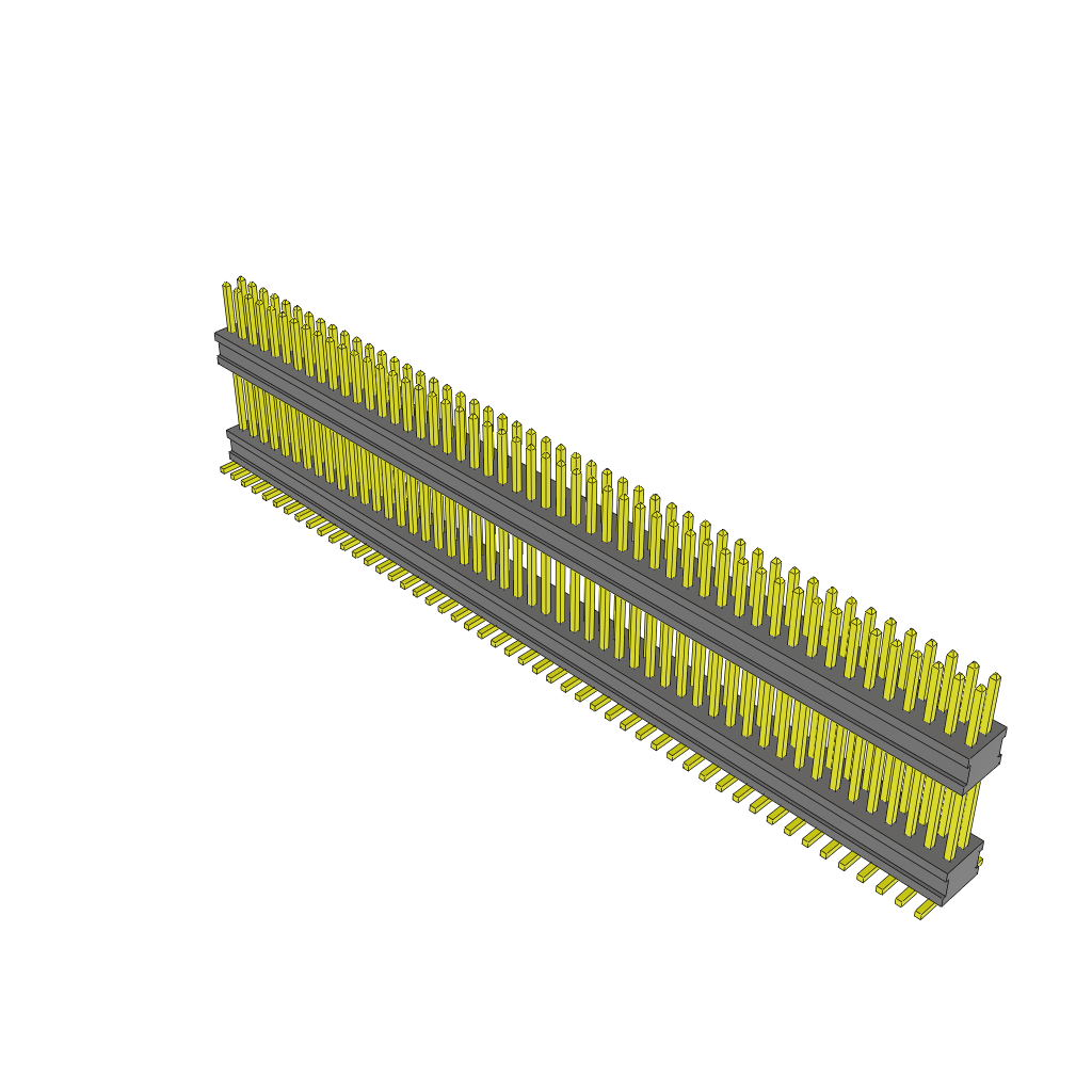 All Parts Connectors Backplane Connectors Hard Metric Connectors FW-50-05-G-D-435-150 by Samtec
