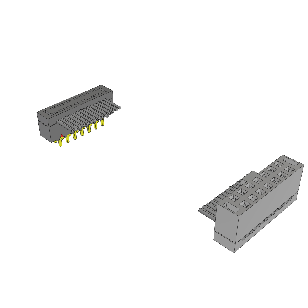 All Parts Cables and Wire Cable Assemblies and Patch Cords Ribbon Cables HCMD-07-T-02.00-01-N-R by Samtec