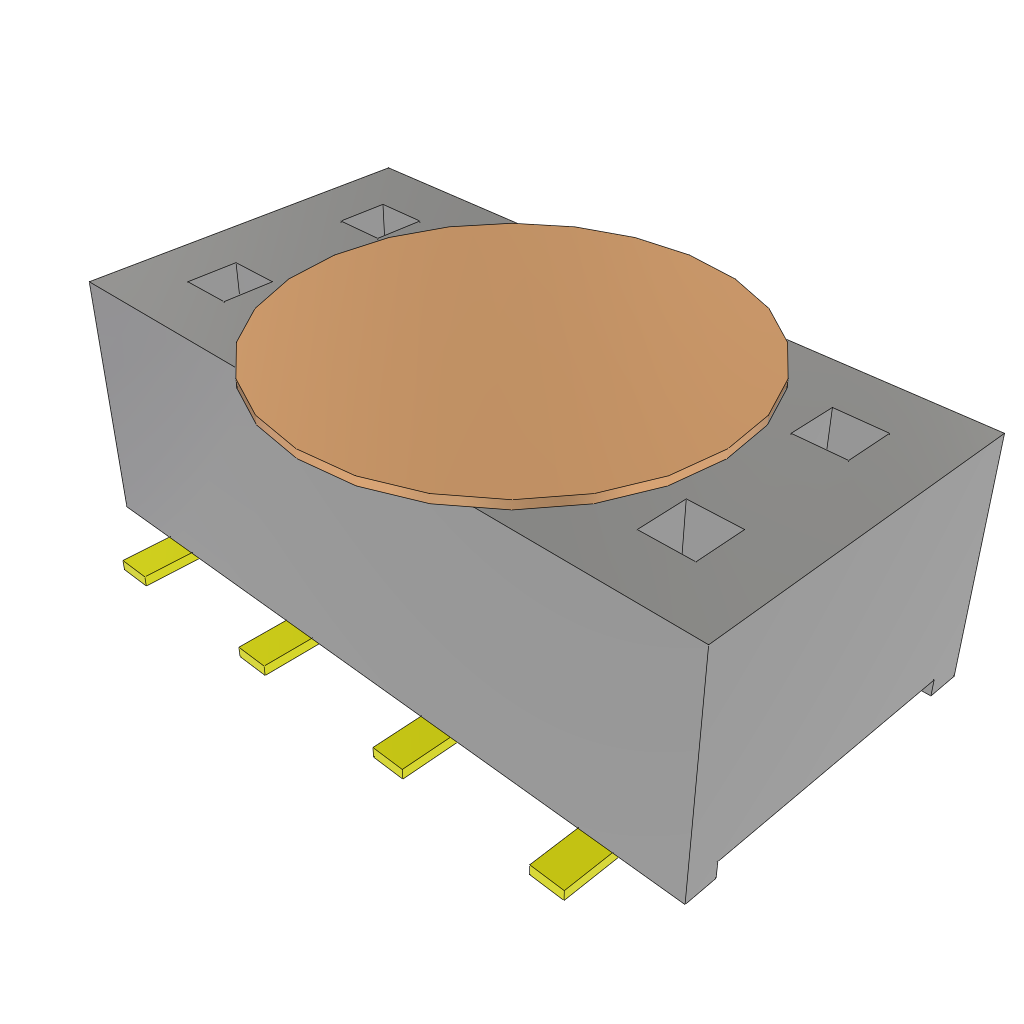 HLE-104-02-G-DV-A-K-TR by Samtec