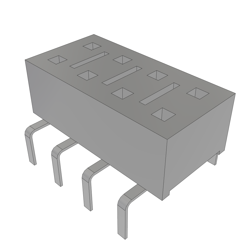 HLE-104-02-S-DV-PE-BE-TR by Samtec