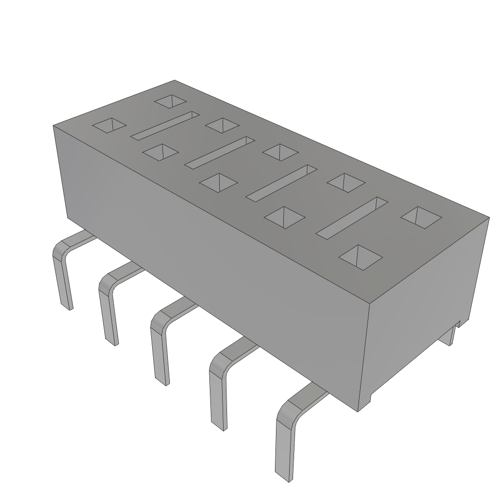 HLE-105-02-F-DV-PE-BE by Samtec