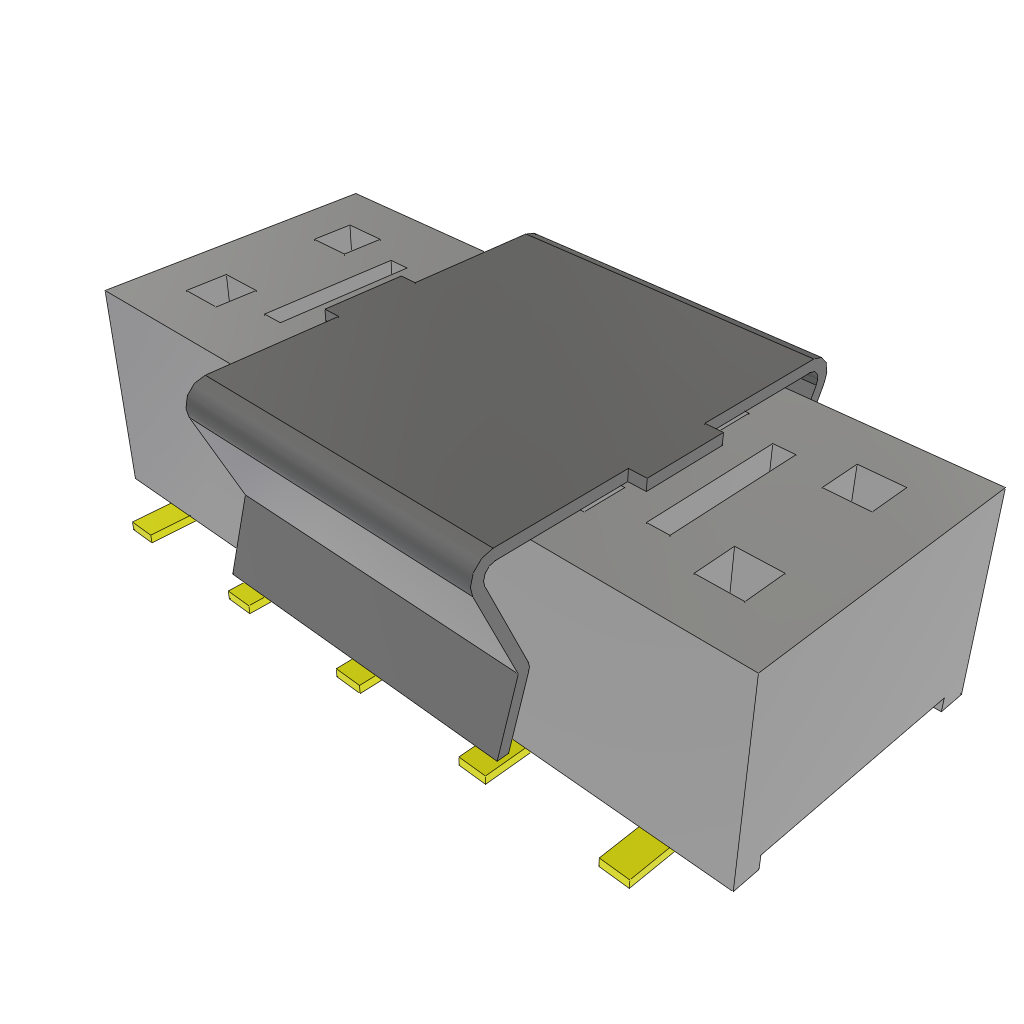 All Parts Connectors Headers HLE-105-02-G-DV-BE-A-P-TR by Samtec