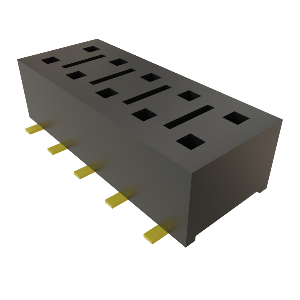 All Parts Connectors Smart Card Connectors HLE-105-02-G-DV by Samtec