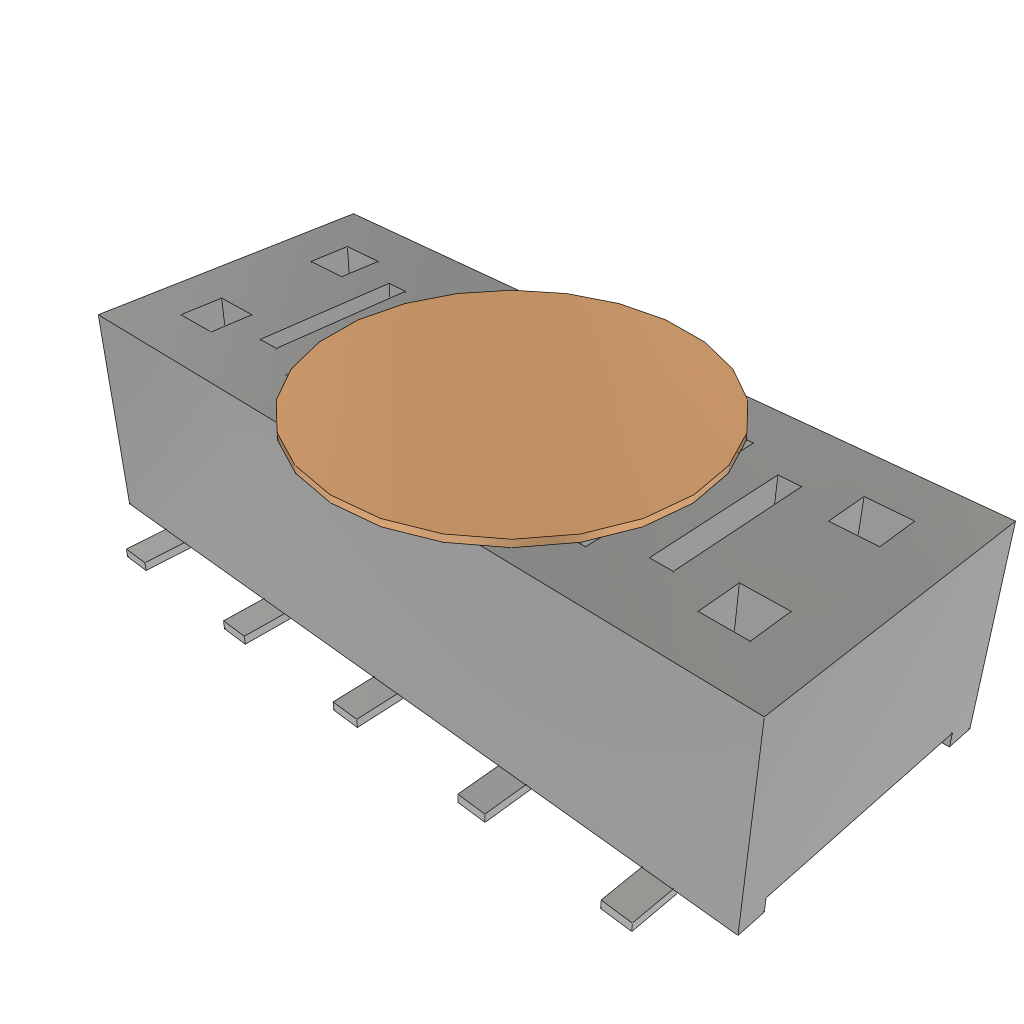 HLE-105-02-S-DV-BE-K by Samtec