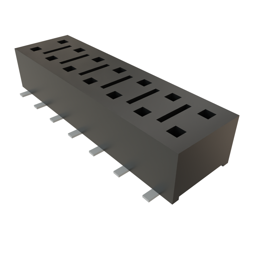 All Parts Connectors Smart Card Connectors HLE-107-02-F-DV-BE-A by Samtec