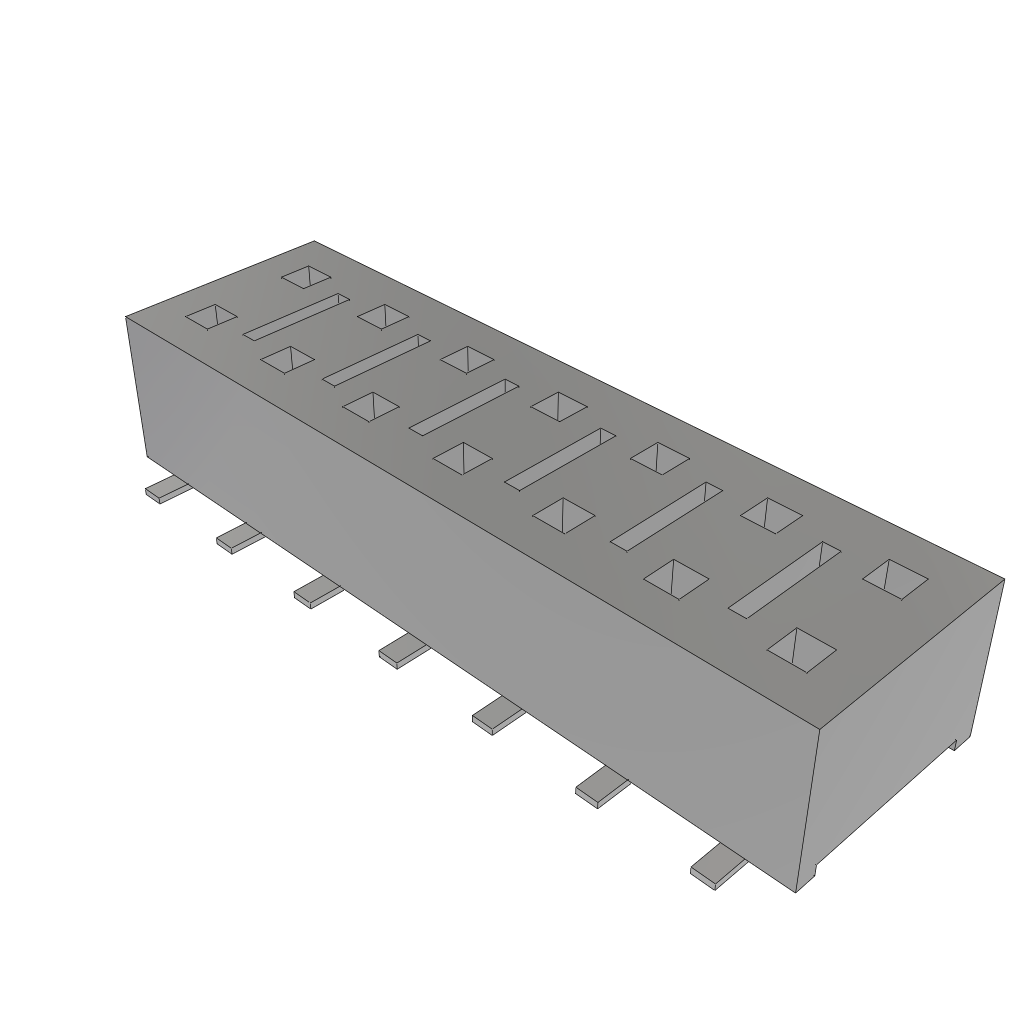 All Parts Connectors Smart Card Connectors HLE-107-02-L-DV-BE-TR by Samtec
