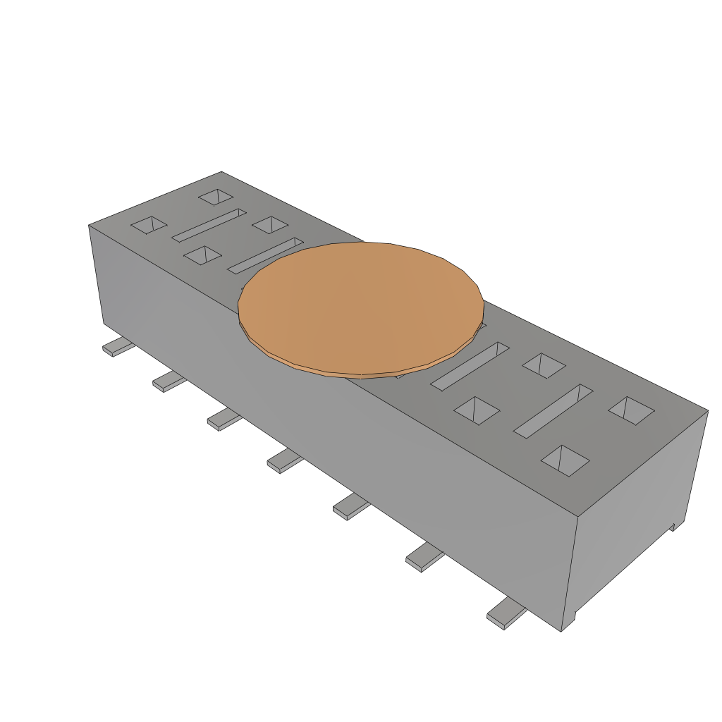 HLE-107-02-S-DV-BE-K by Samtec