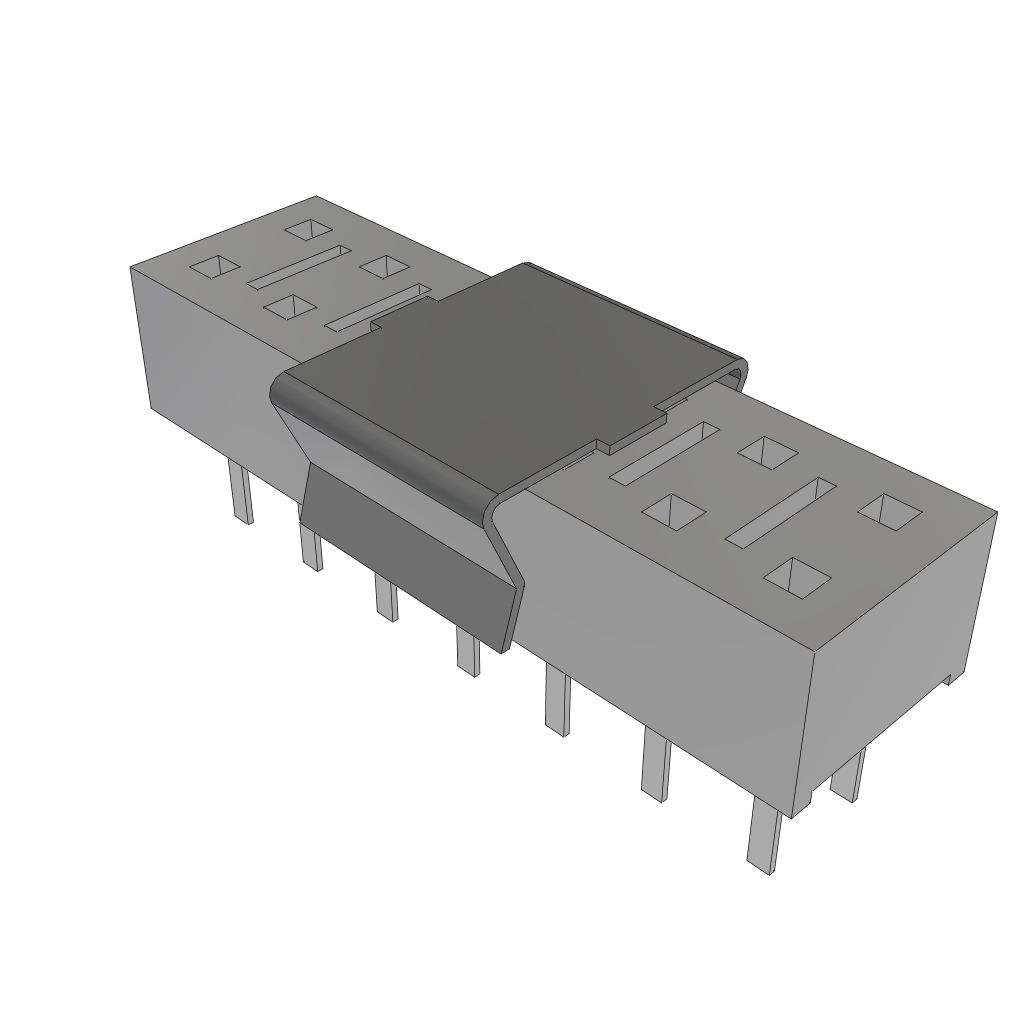 All Parts Connectors Smart Card Connectors HLE-107-02-S-DV-TE-P-TR by Samtec