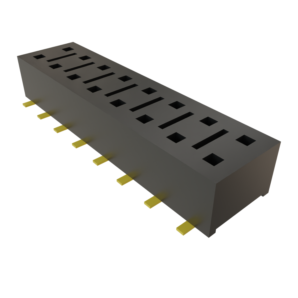 All Parts Connectors Smart Card Connectors HLE-108-02-G-DV by Samtec