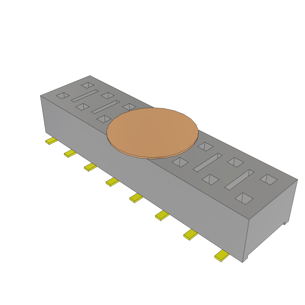 HLE-108-02-H-DV-BE-K-TR by Samtec