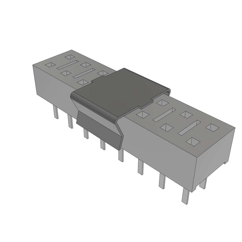 All Parts Connectors Headers HLE-108-02-S-DV-TE-P-TR by Samtec
