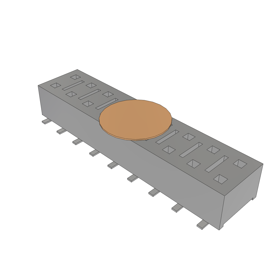 HLE-109-02-S-DV-BE-K-TR by Samtec