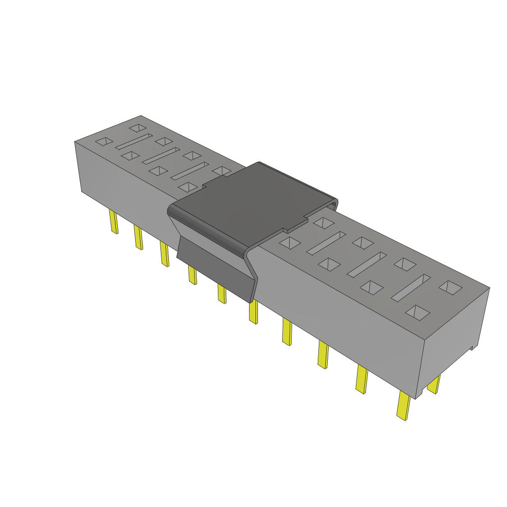 All Parts Connectors Headers HLE-110-02-G-DV-TE-P-TR by Samtec