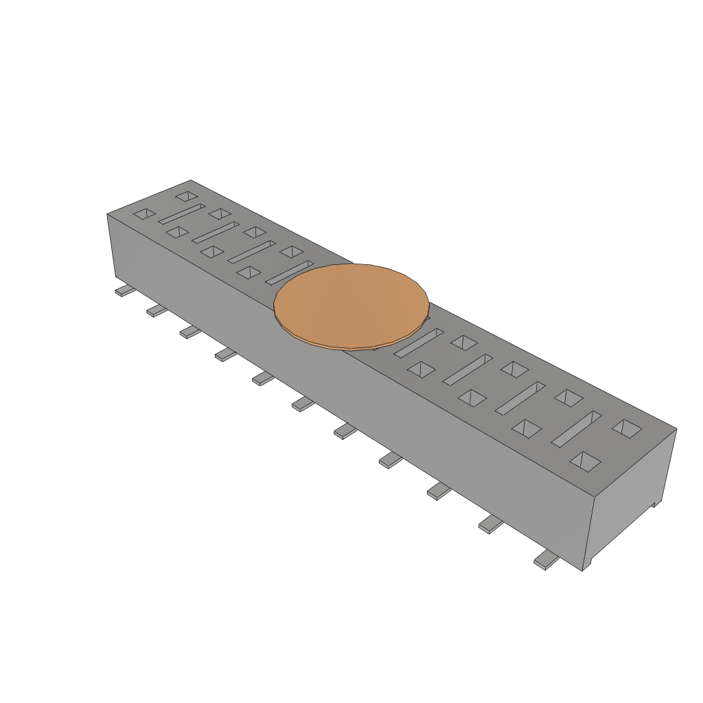 All Parts Connectors Smart Card Connectors HLE-111-02-F-DV-A-K-TR by Samtec