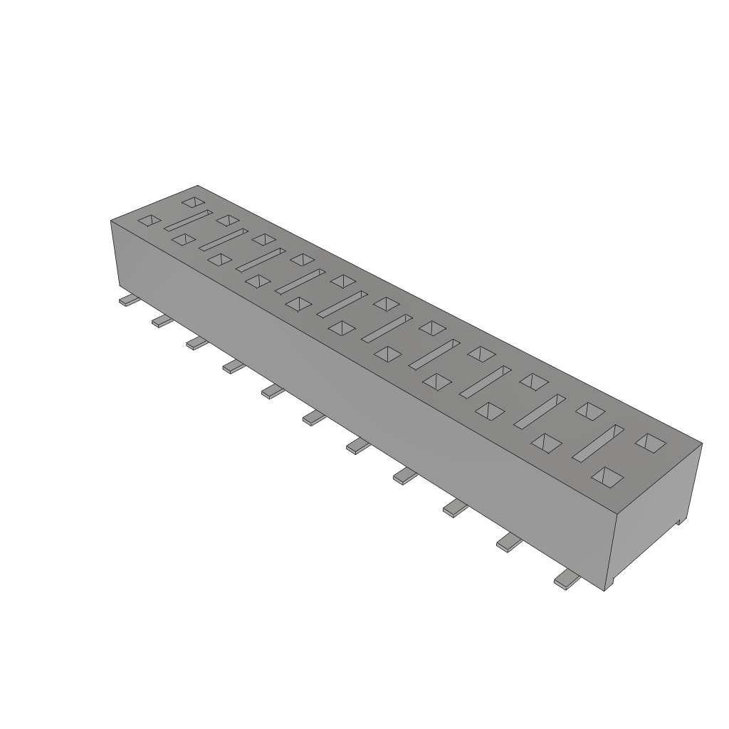 All Parts Connectors Smart Card Connectors HLE-111-02-F-DV-A by Samtec