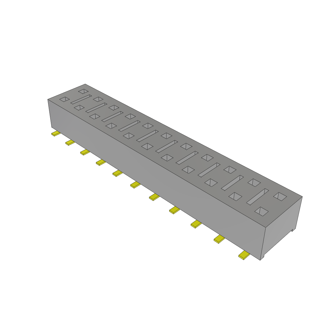 All Parts Connectors Smart Card Connectors HLE-111-02-G-DV by Samtec