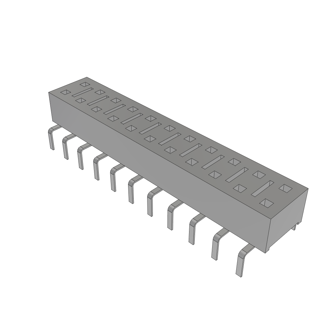 All Parts Connectors Smart Card Connectors HLE-111-02-L-DV-PE by Samtec