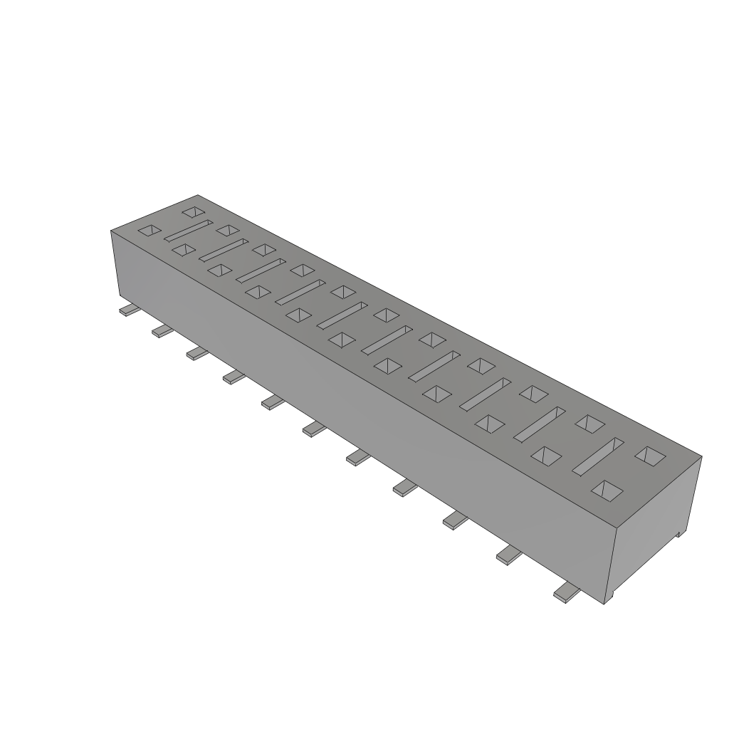 All Parts Connectors Smart Card Connectors HLE-111-02-S-DV-BE by Samtec