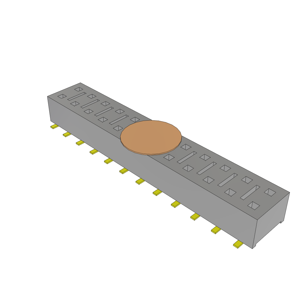 HLE-112-02-G-DV-K by Samtec