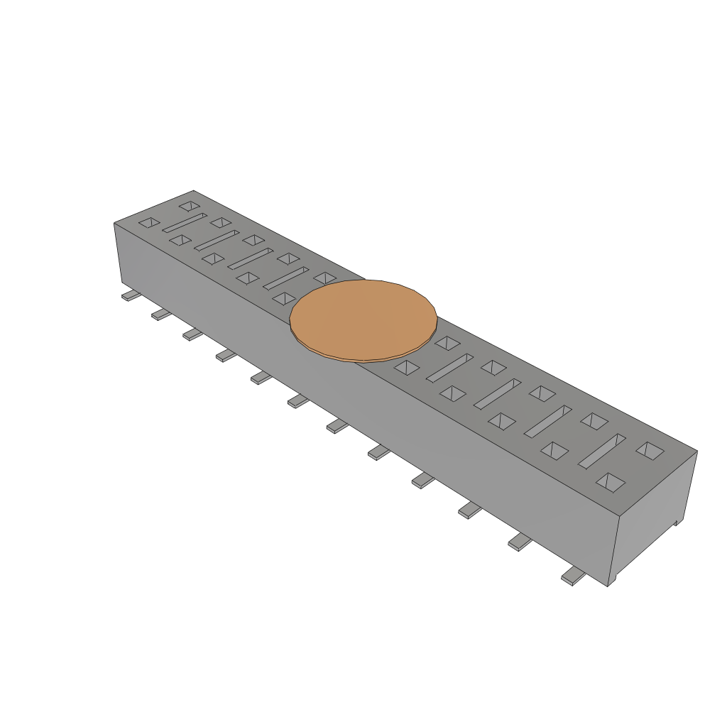 HLE-112-02-S-DV-A-K-TR by Samtec