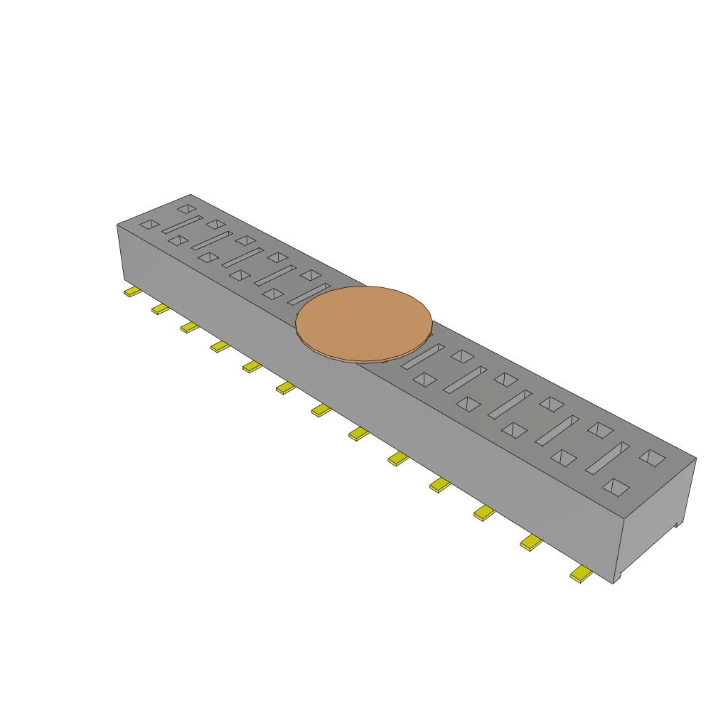 All Parts Connectors Smart Card Connectors HLE-113-02-G-DV-A-K by Samtec