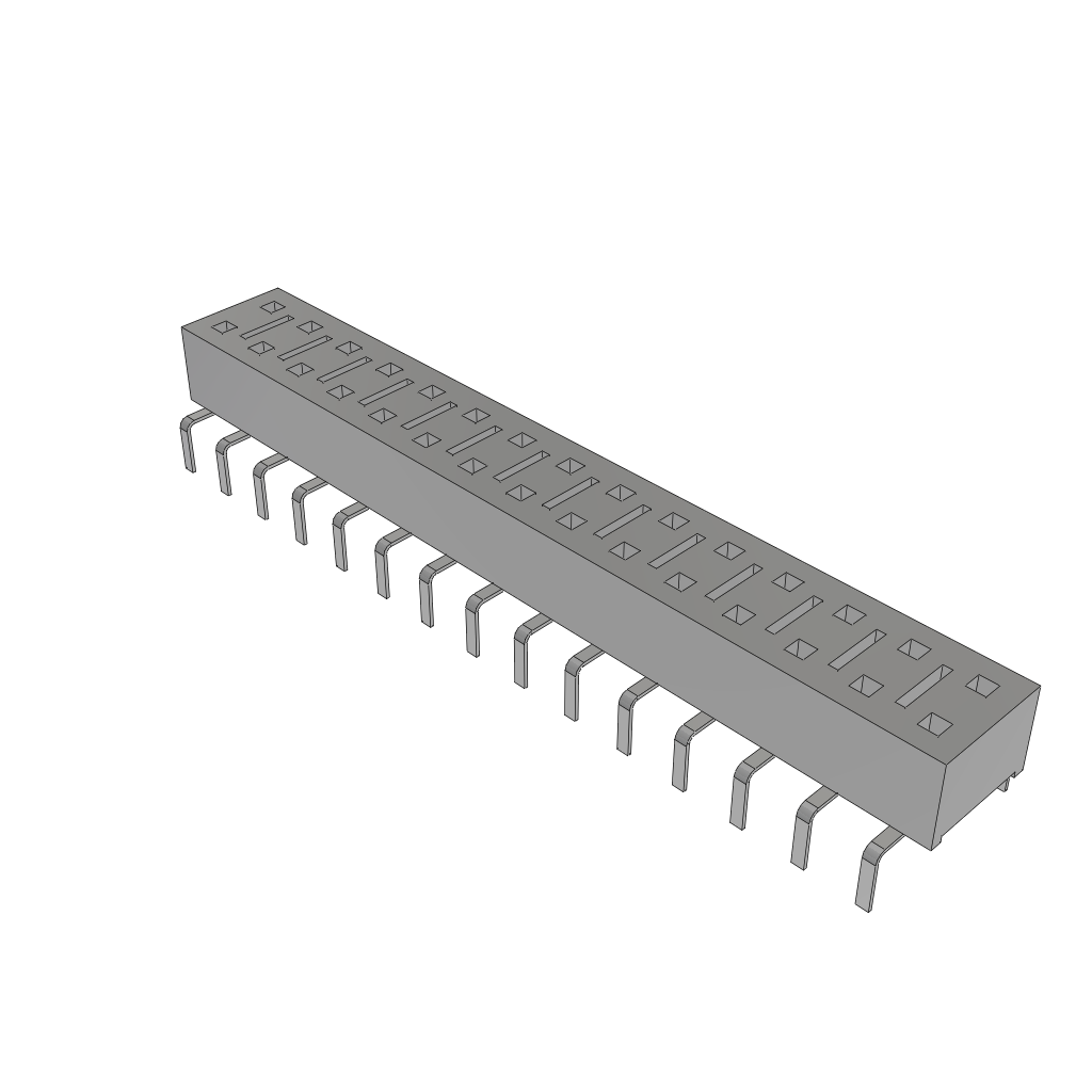 All Parts Connectors Smart Card Connectors HLE-115-02-L-DV-PE-BE by Samtec