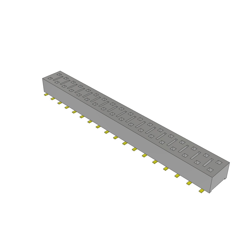 All Parts Connectors Smart Card Connectors HLE-118-02-G-DV-TR by Samtec
