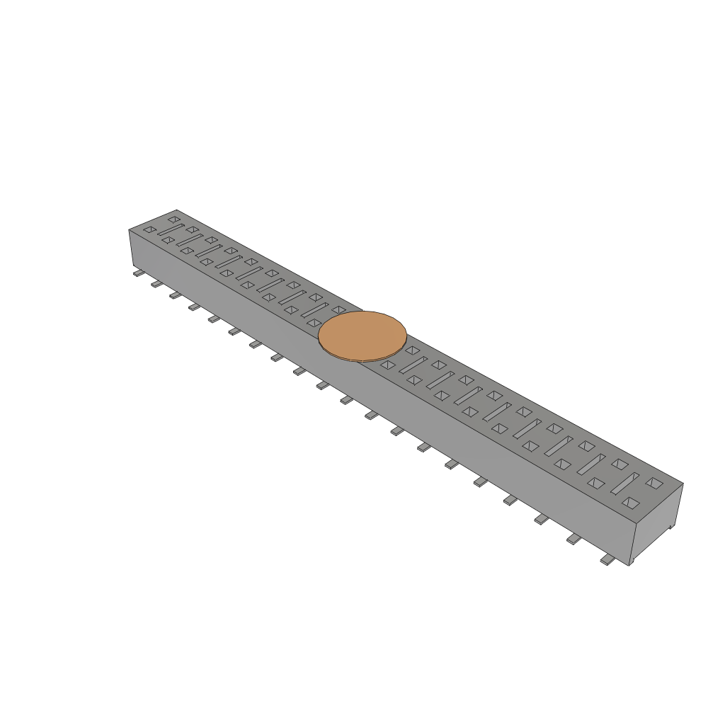 All Parts Connectors Smart Card Connectors HLE-120-02-L-DV-BE-A-K by Samtec