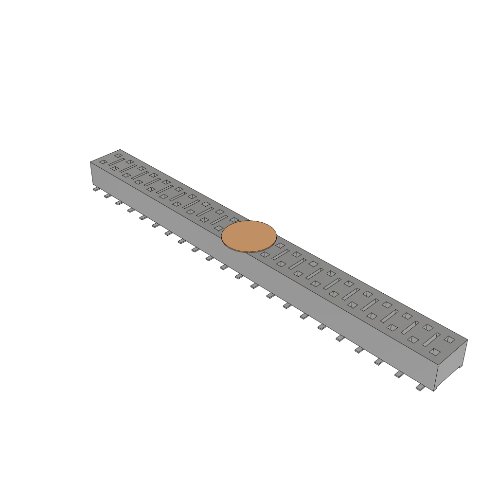 All Parts Connectors Smart Card Connectors HLE-122-02-S-DV-BE-K-TR by Samtec