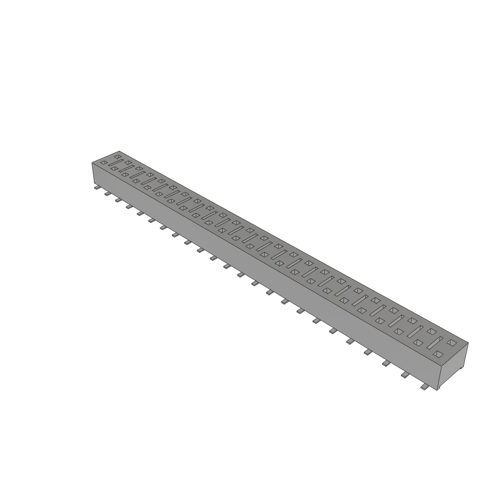 All Parts Connectors Smart Card Connectors HLE-124-02-F-DV-BE by Samtec