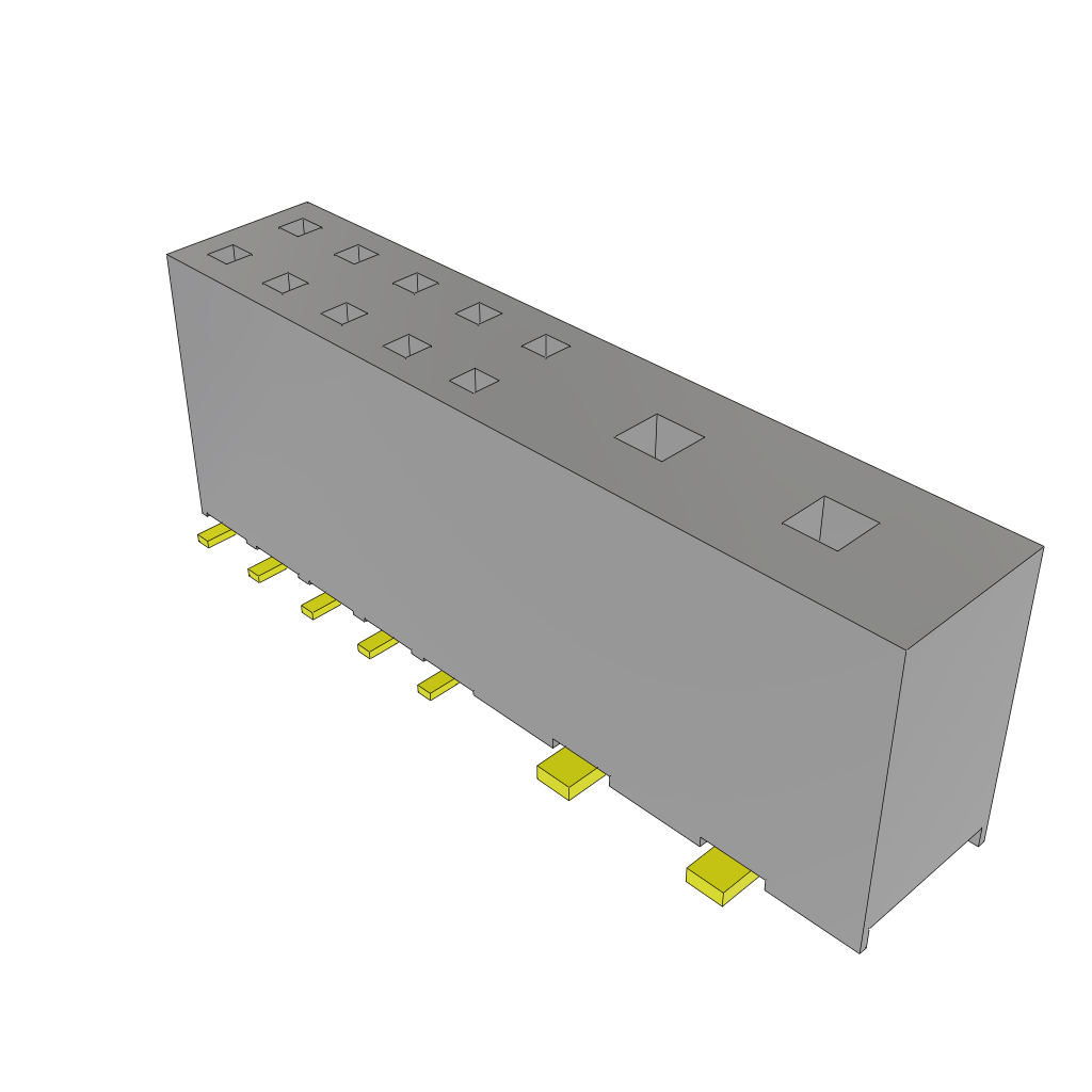 DC Power Connectors HPFC-105-02-L-D-02-LC by Samtec