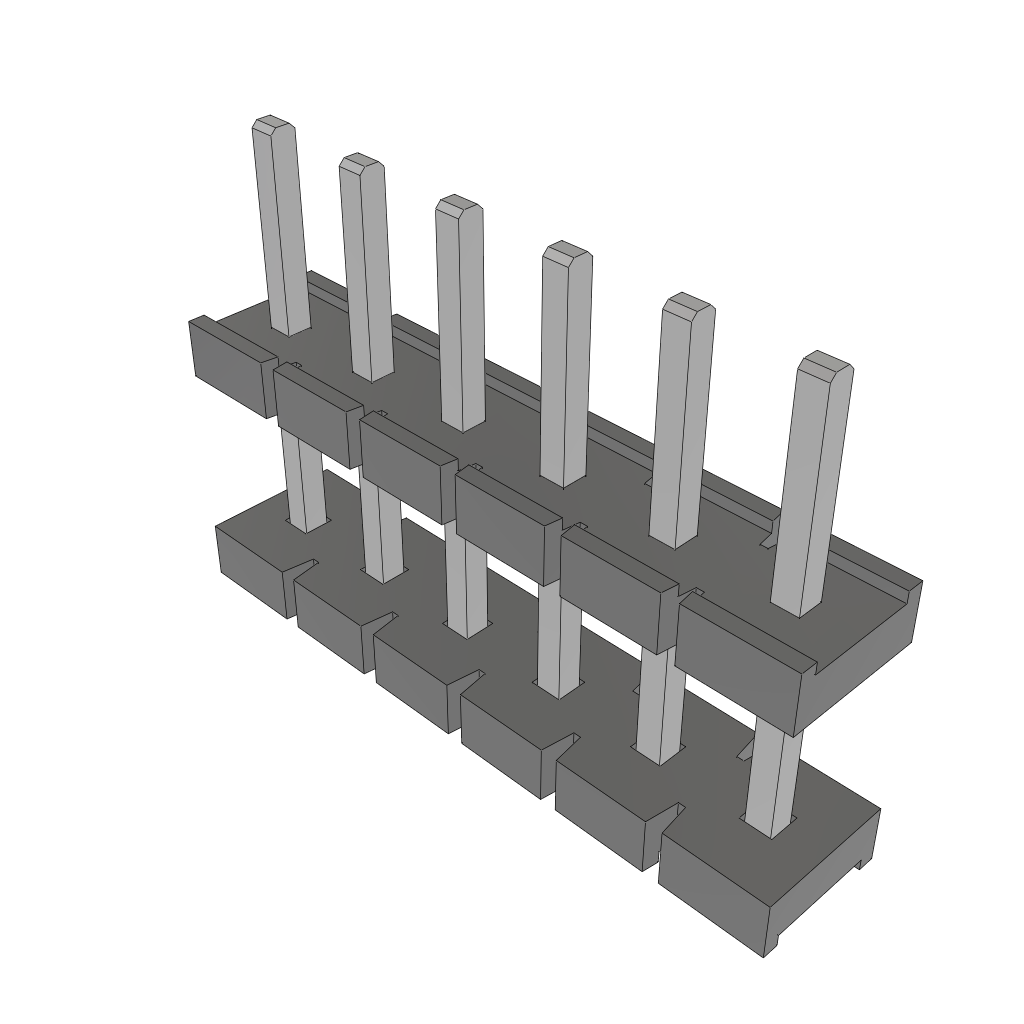 All Parts Connectors Backplane Connectors Hard Metric Connectors HPW-06-04-T-S-500-325 by Samtec