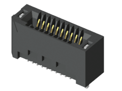 All Parts Connectors Smart Card Connectors HSEC1-010-01-L-DV-A-K-TR by Samtec