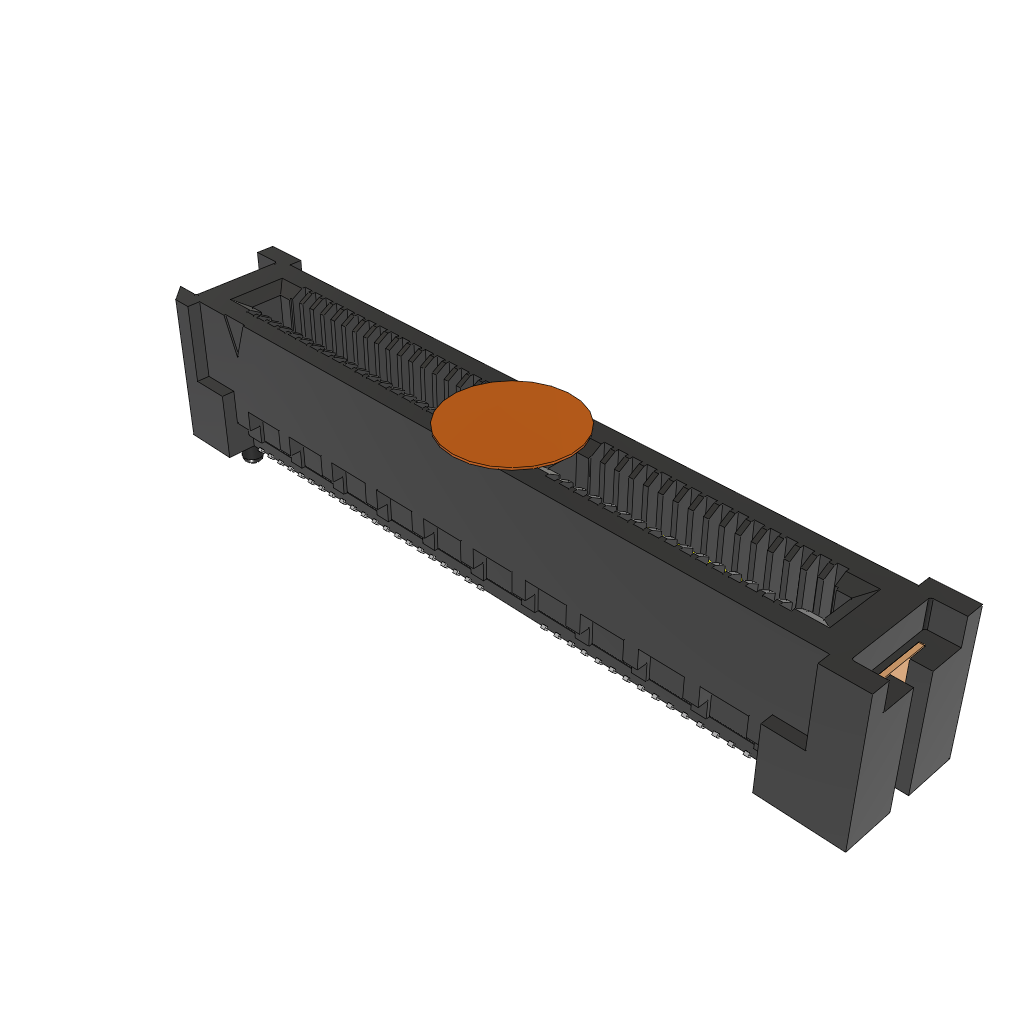 All Parts Connectors Smart Card Connectors HSEC8-137-01-S-DV-A-WT-K-TR by Samtec