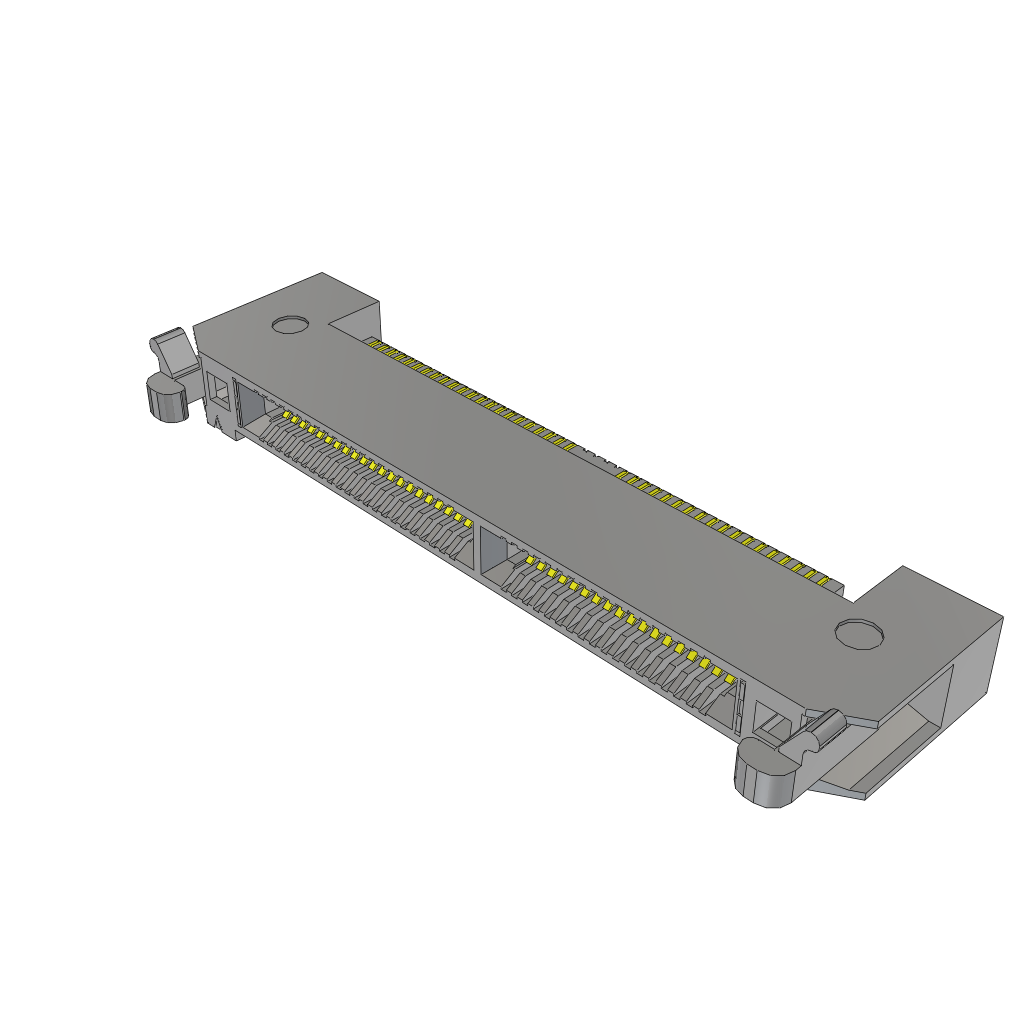 All Parts Connectors Smart Card Connectors HSEC8-140-01-L-RA-BL-TR by Samtec