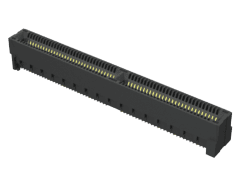 Standard Card Edge Connectors HTEC8-160-01-L-DV-A-BL by Samtec