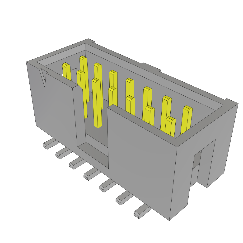 All Parts Power Products Batteries and Accessories Accessories Battery Housings-Cradles HTSS-107-01-SS-DV by Samtec