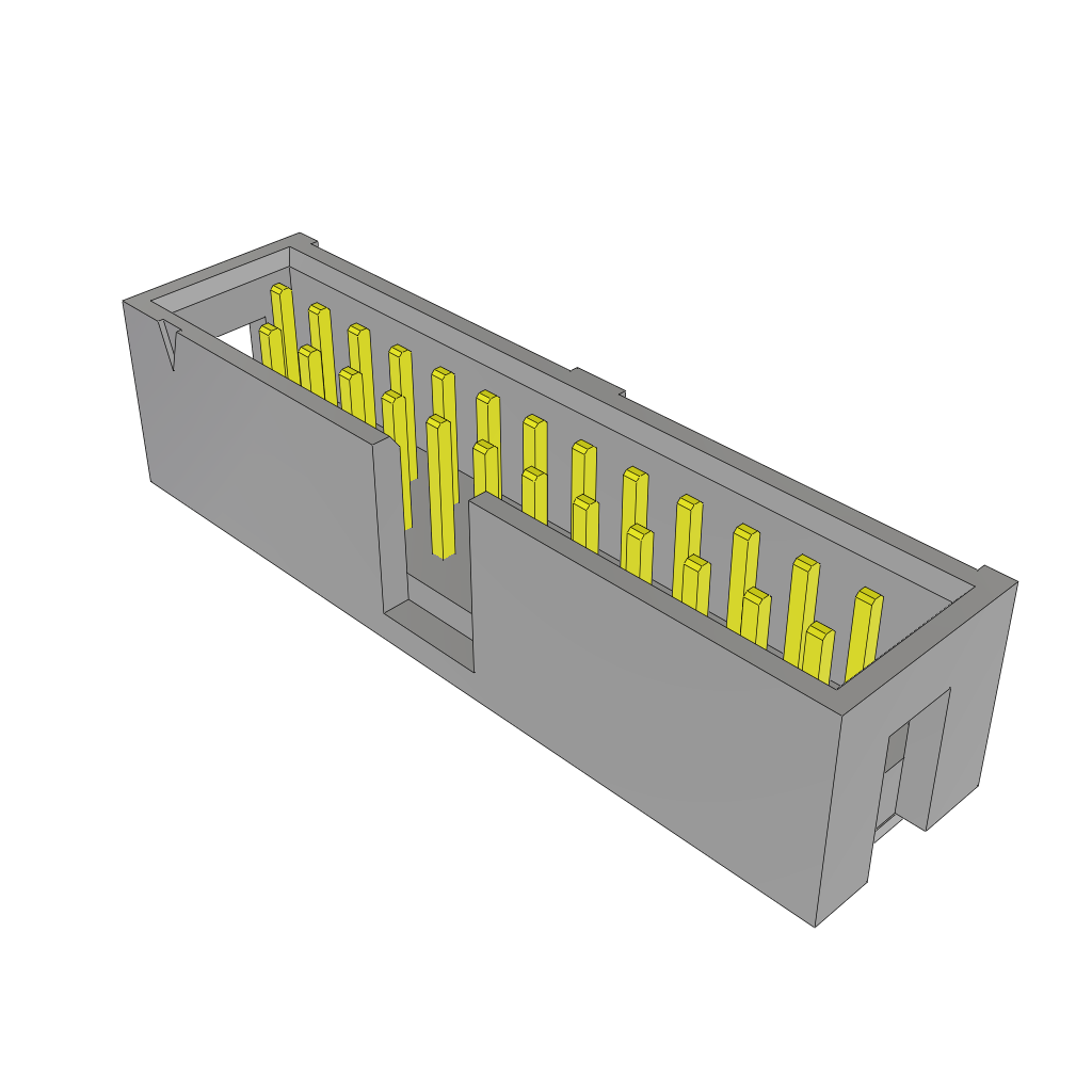 All Parts Connectors Headers HTSS-113-04-L-D-RA-01 by Samtec