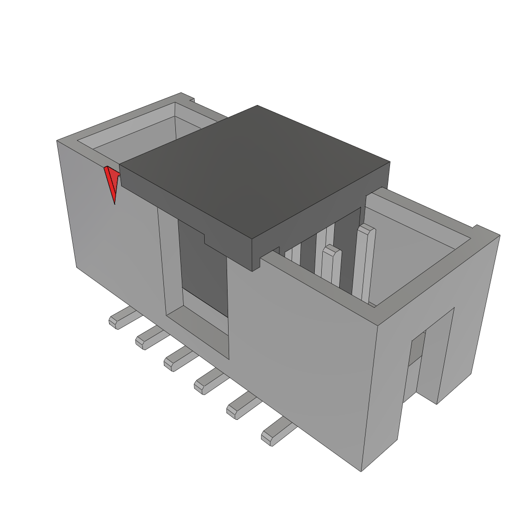 All Parts Power Products Batteries and Accessories Accessories Battery Housings-Cradles HTST-106-01-T-DV-P by Samtec
