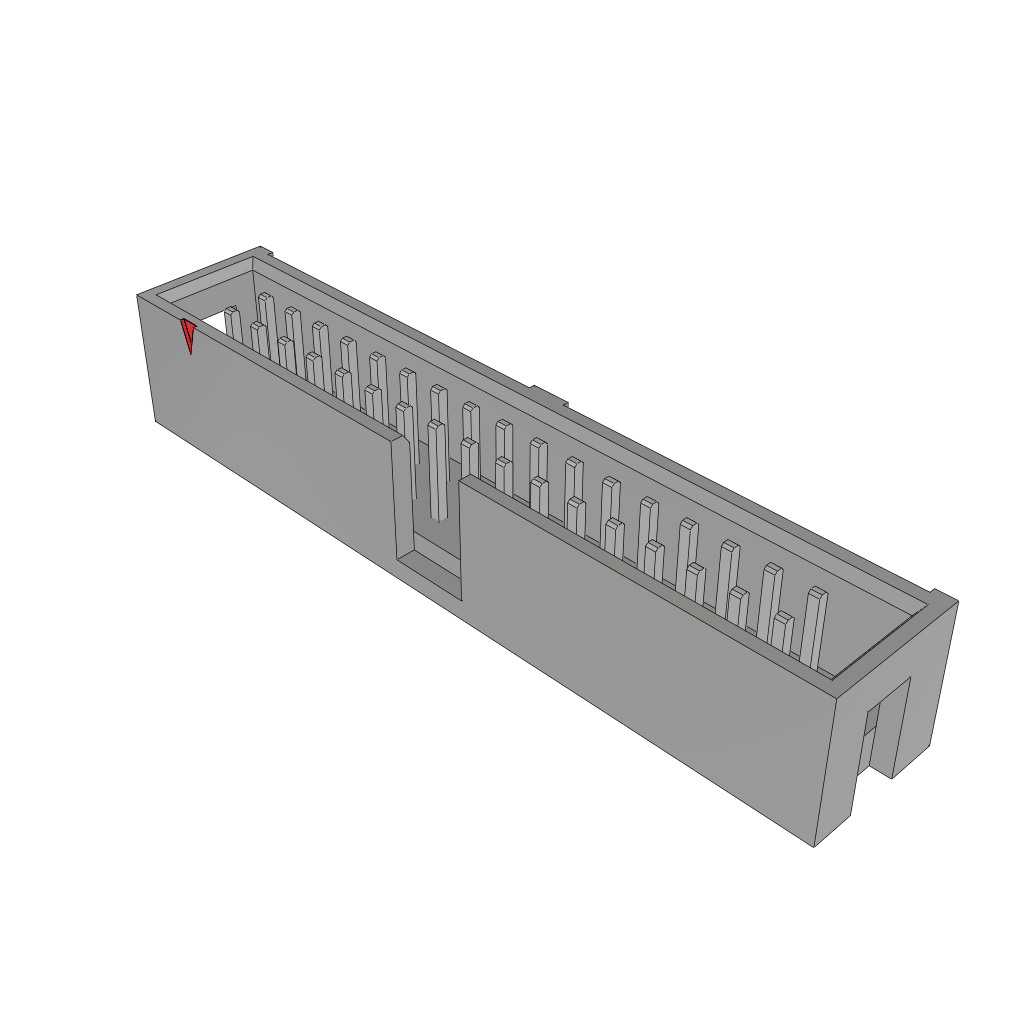 All Parts Power Products Batteries and Accessories Accessories Battery Housings-Cradles HTST-117-04-T-D-RA by Samtec