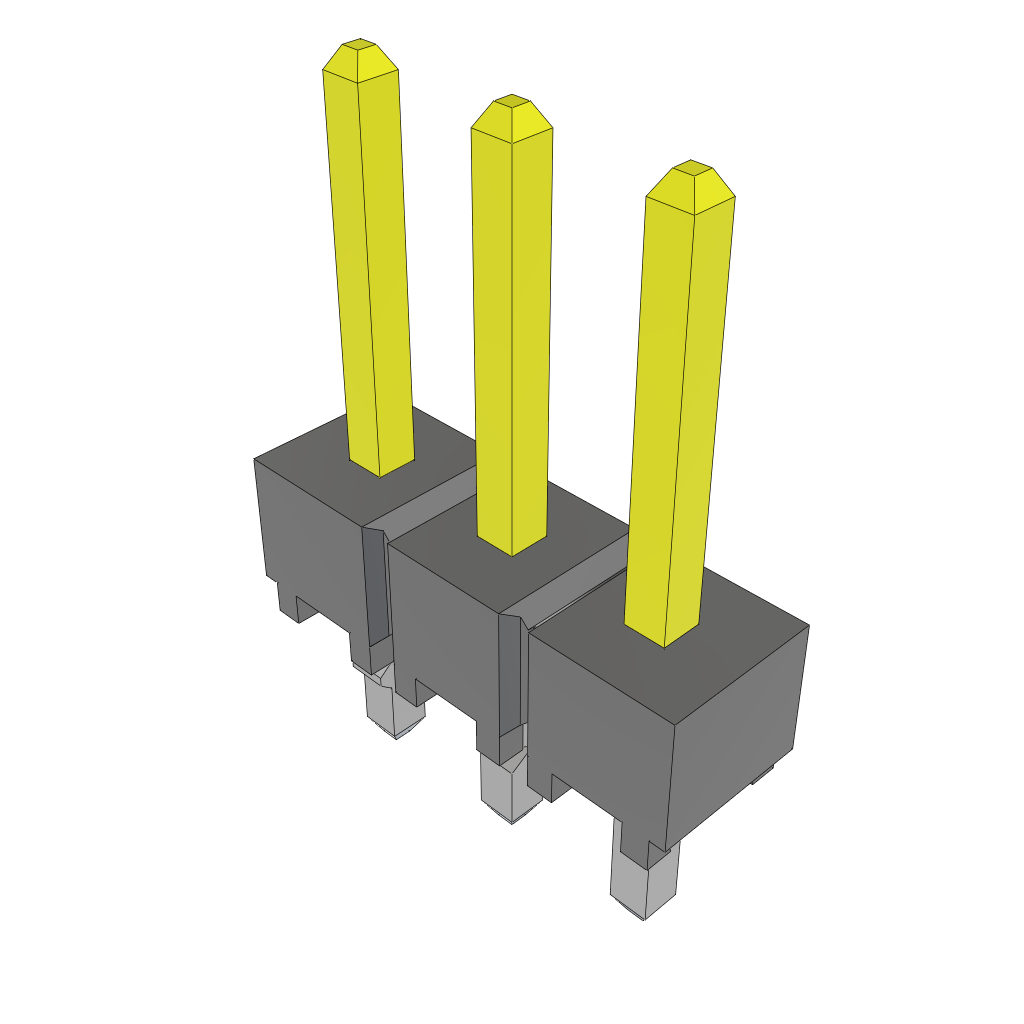 All Parts Power Products Batteries and Accessories Accessories Battery Housings-Cradles HTSW-103-07-LM-S-LL by Samtec