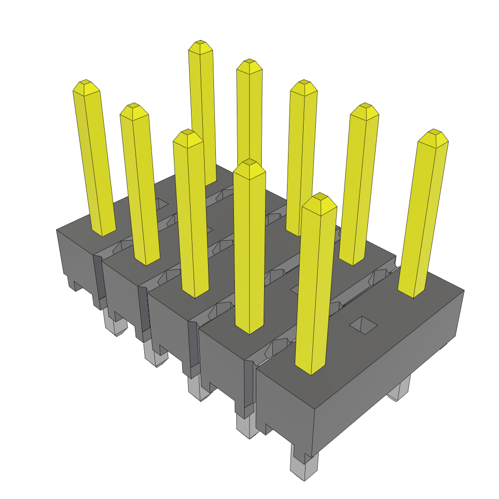 All Parts Power Products Batteries and Accessories Accessories Battery Housings-Cradles HTSW-105-07-F-Q by Samtec